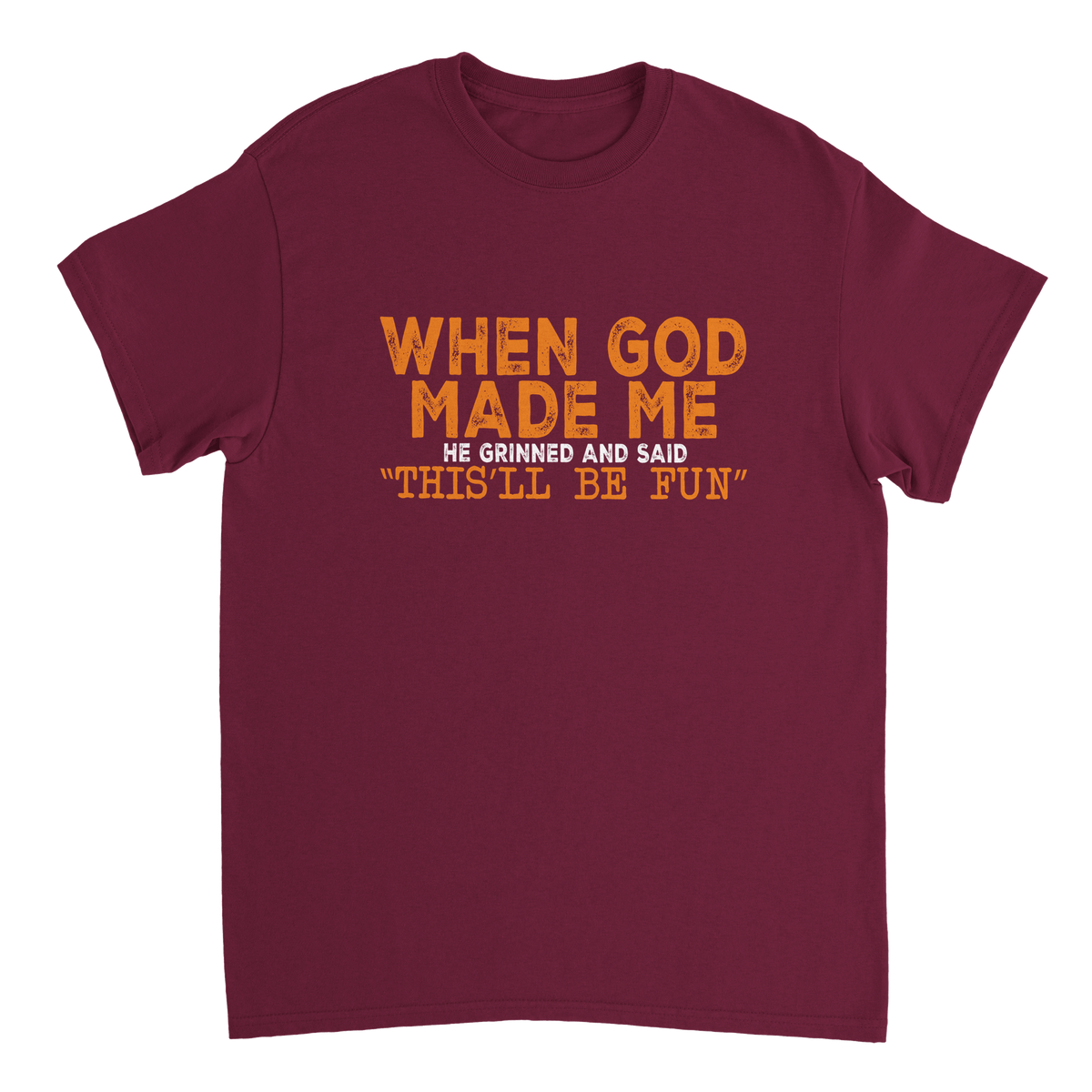"This'll Be Fun" T-Shirt – Heavyweight Cotton, Classic Fit, Durable Casual Wear in Your Choice of Fun Hues - KPAP Canada