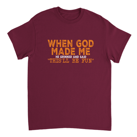"This'll Be Fun" T-Shirt – Heavyweight Cotton, Classic Fit, Durable Casual Wear in Your Choice of Fun Hues - KPAP Canada