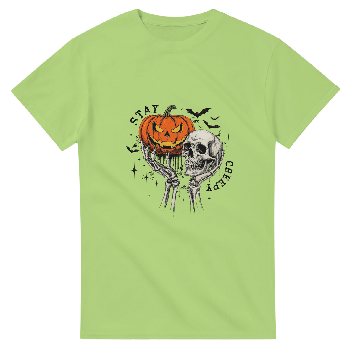 Stay Creepy Unisex Heavy Cotton T-Shirt - KPAP Canada