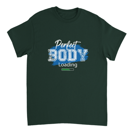 Perfect Body Loading Heavyweight Cotton T-Shirt – Classic Fit Casual Wear - KPAP Canada