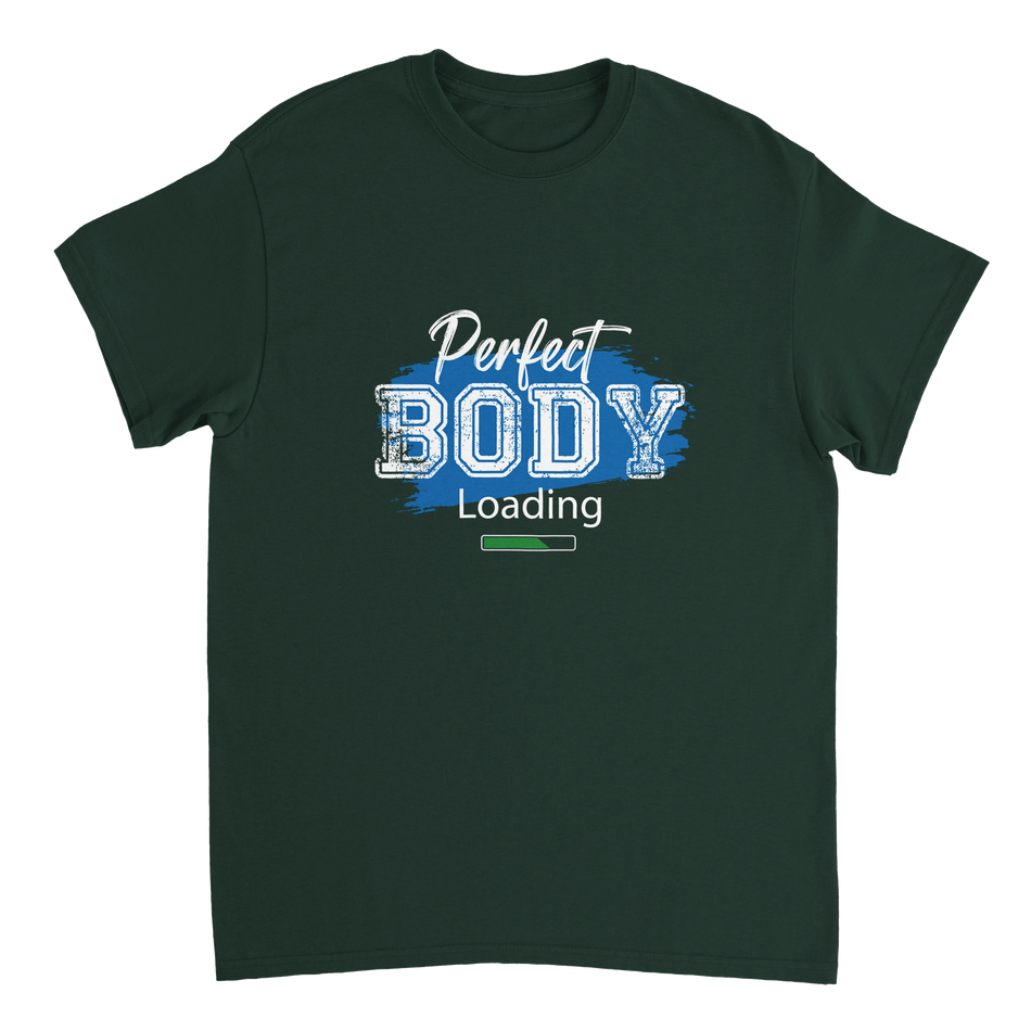 Perfect Body Loading Heavyweight Cotton T-Shirt – Classic Fit Casual Wear - KPAP Canada