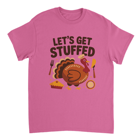 Let’s Get Stuffed Thanksgiving T-Shirt – Classic Cotton Tee for Fall Celebrations - KPAP Canada