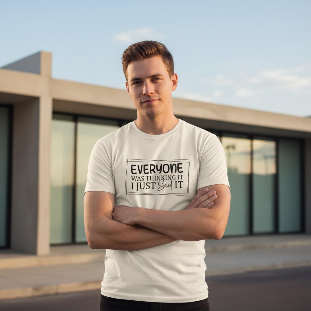 Everyone Was Thinking It Unisex Heavy Cotton T-Shirt - KPAP Canada