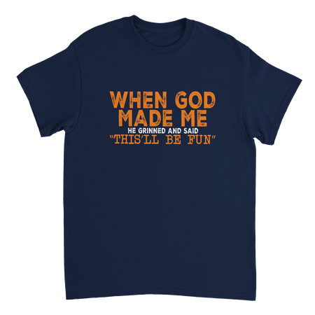 "This'll Be Fun" T-Shirt – Heavyweight Cotton, Classic Fit, Durable Casual Wear in Your Choice of Fun Hues - KPAP Canada