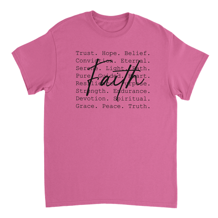 Faith Inspired Heavyweight Cotton T-Shirt – Classic Fit & Comfortable - KPAP Canada