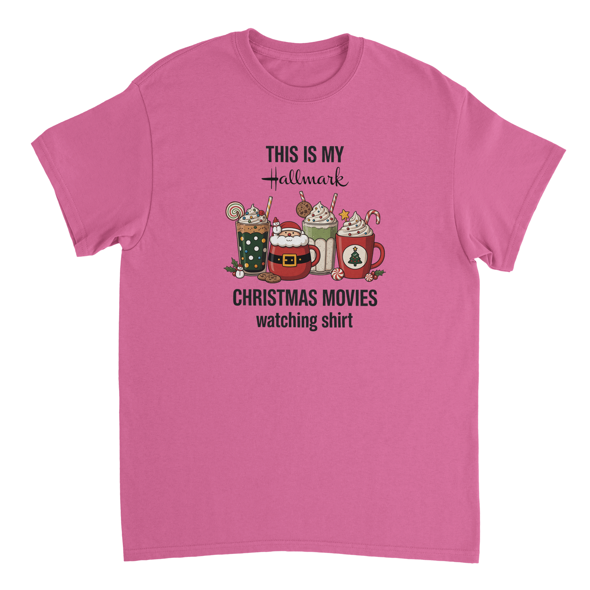 Hallmark Christmas Movies T-Shirt – Classic Fit Heavyweight Cotton Tee - KPAP Canada