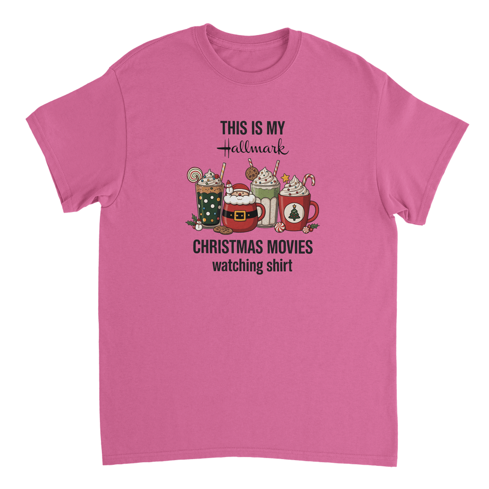 Hallmark Christmas Movies T-Shirt – Classic Fit Heavyweight Cotton Tee - KPAP Canada