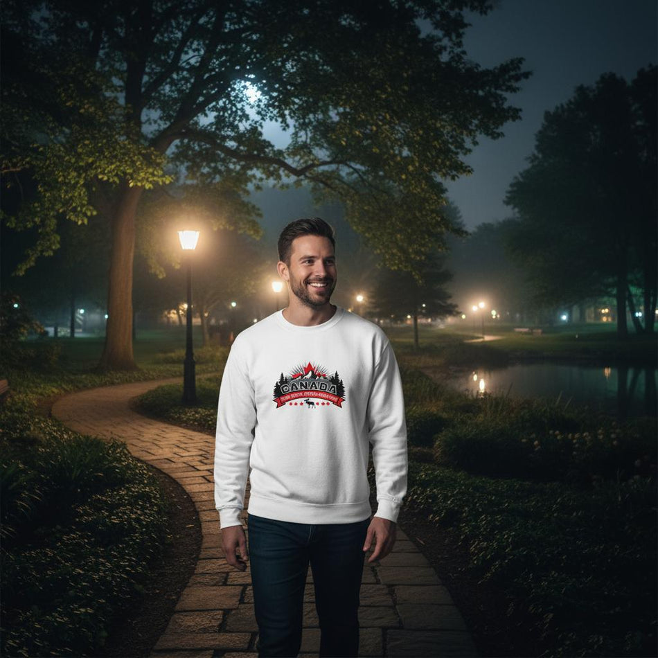 Canada True North Strong & Free Sweatshirt – Comfort Blend Design - KPAP Canada