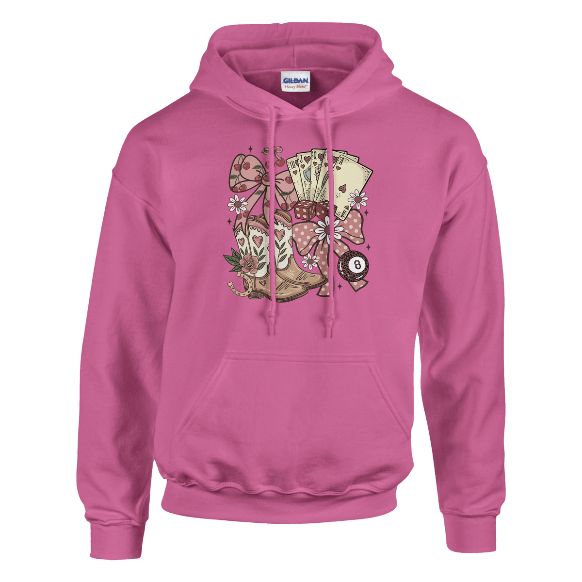 Unisex Country Charm Hoodie – Durable Heavy Blend Design - KPAP Canada