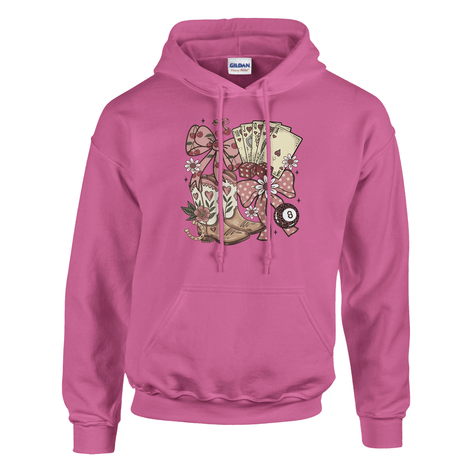 Unisex Country Charm Hoodie – Durable Heavy Blend Design - KPAP Canada