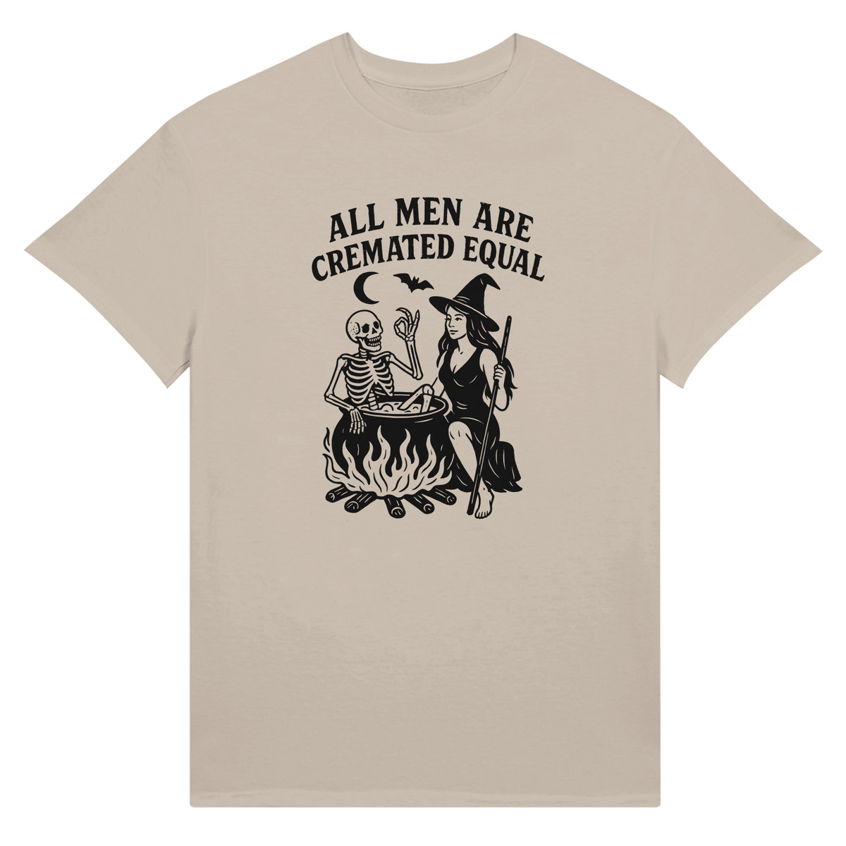 Unisex Ultra Cotton T-Shirt – All Men Are Cremated Equally Design - KPAP Canada