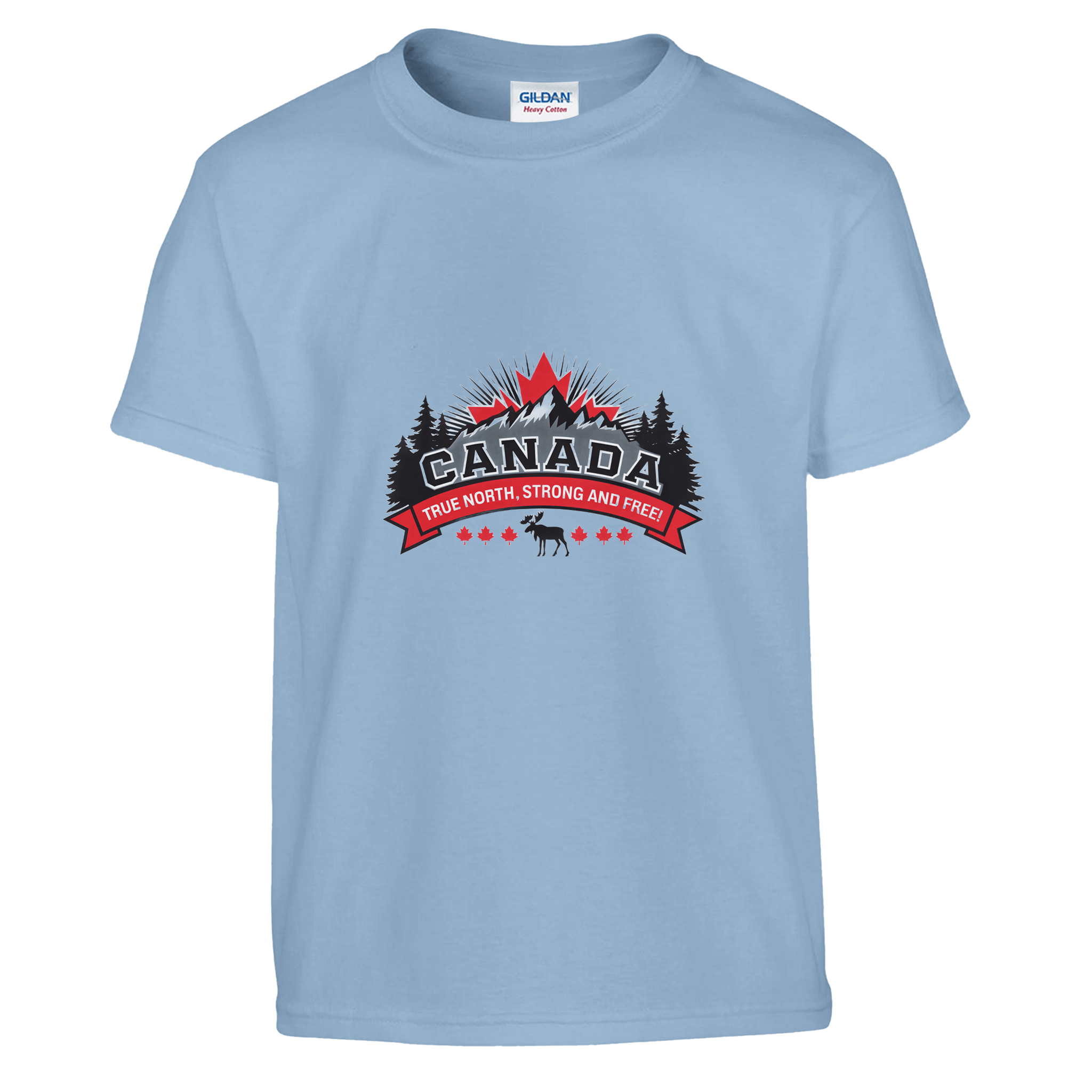 Kids' T-Shirt - Canada True North Strong & Free Design - KPAP Canada
