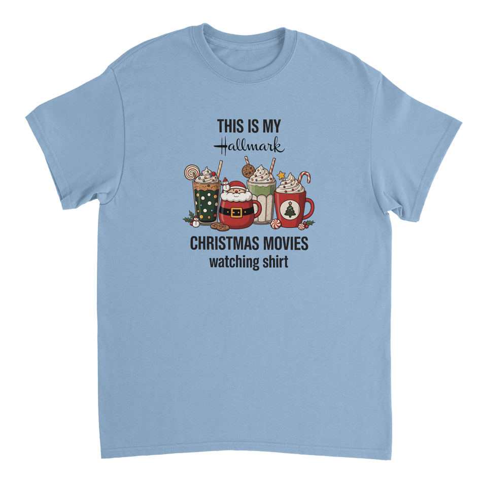 Hallmark Christmas Movies T-Shirt – Classic Fit Heavyweight Cotton Tee - KPAP Canada