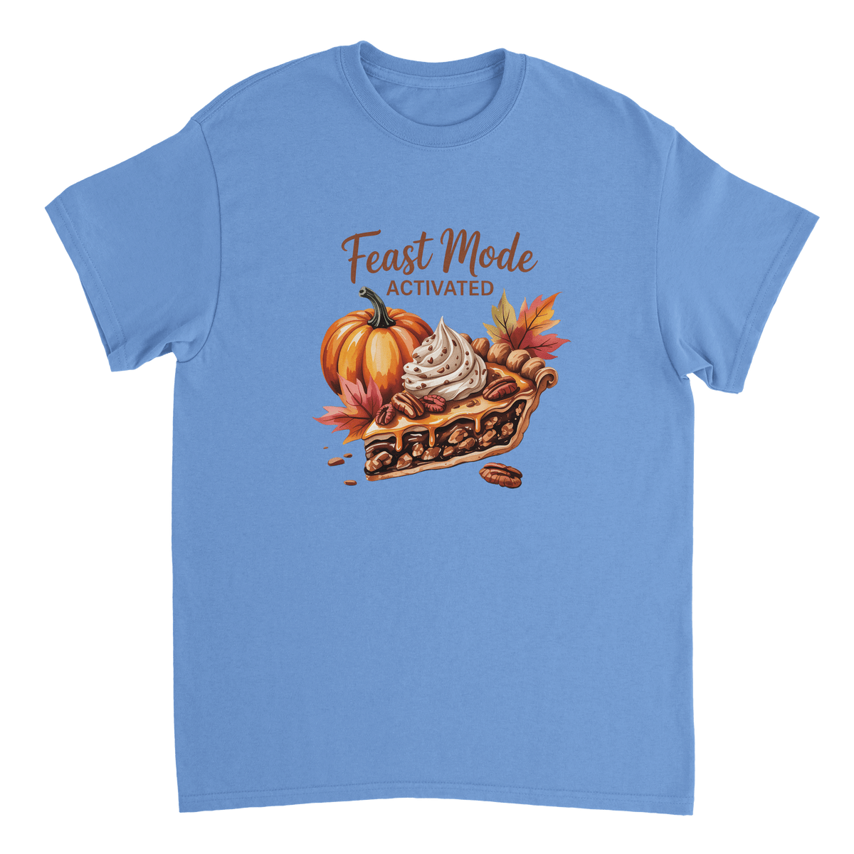 Feast Mode Activated T-Shirt – Autumn Vibes, Heavyweight Cotton, Classic Fit, Durable Casual Wear - KPAP Canada