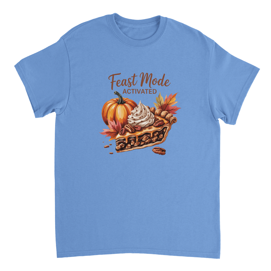 Feast Mode Activated T-Shirt – Autumn Vibes, Heavyweight Cotton, Classic Fit, Durable Casual Wear - KPAP Canada