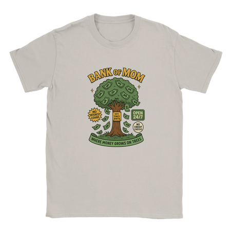 Funny Bank of Mom T-Shirt for Mothers – Soft Cotton Graphic Tee - KPAP Canada