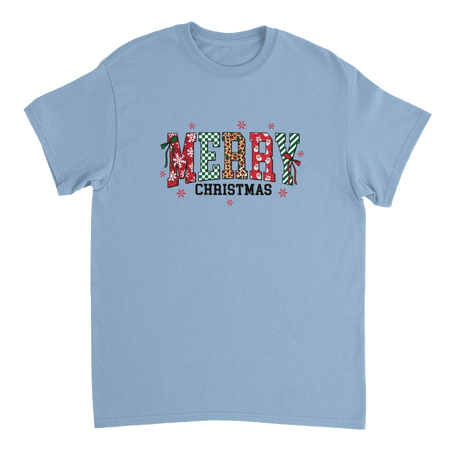 Merry Christmas Heavyweight Cotton T-Shirt – Classic Fit Holiday Apparel - KPAP Canada