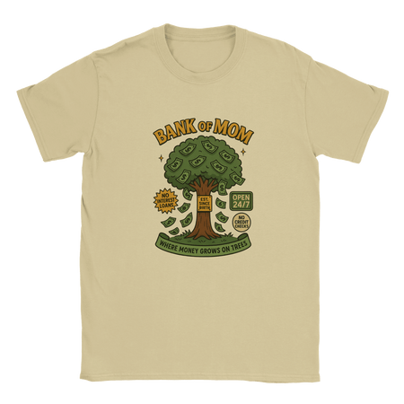 Funny Bank of Mom T-Shirt for Mothers – Soft Cotton Graphic Tee - KPAP Canada