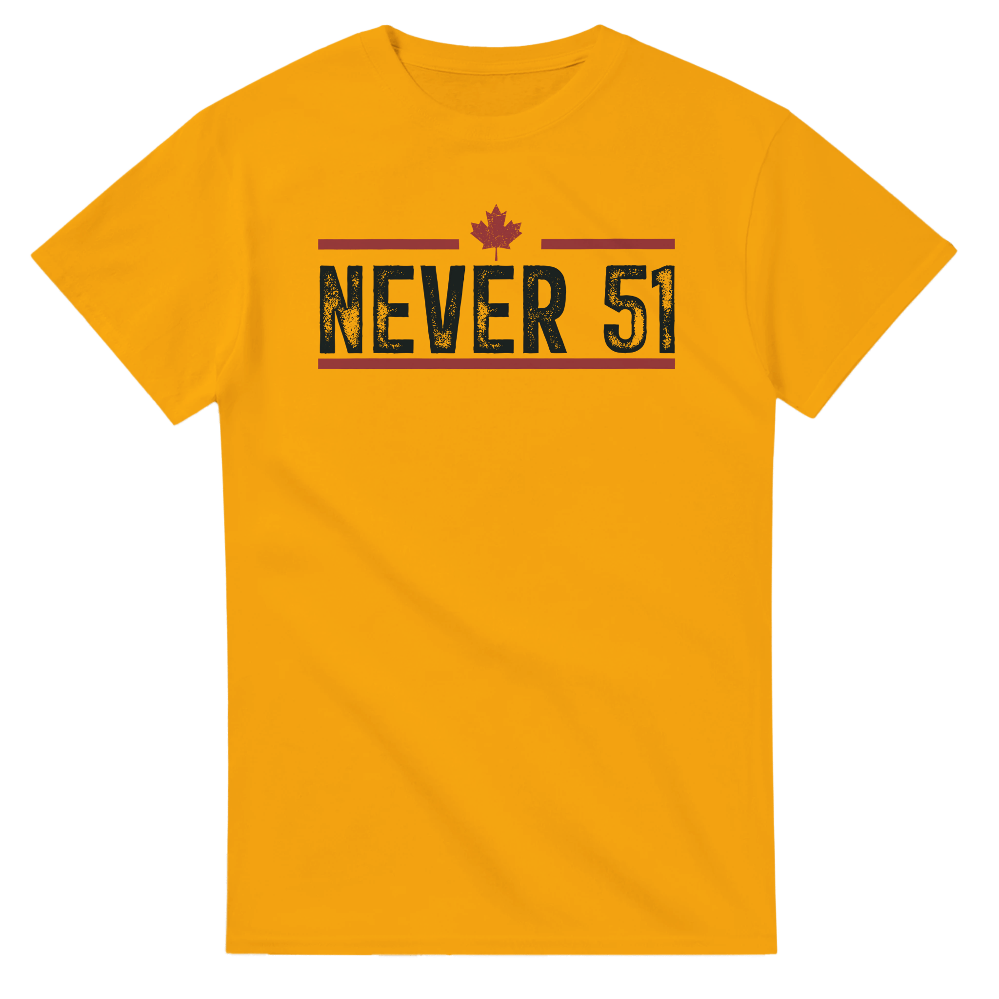 Never 51st T-Shirt – Classic Fit Heavyweight Cotton Tee - KPAP Canada