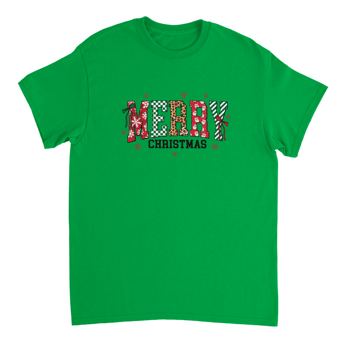 Merry Christmas Heavyweight Cotton T-Shirt – Classic Fit Holiday Apparel - KPAP Canada