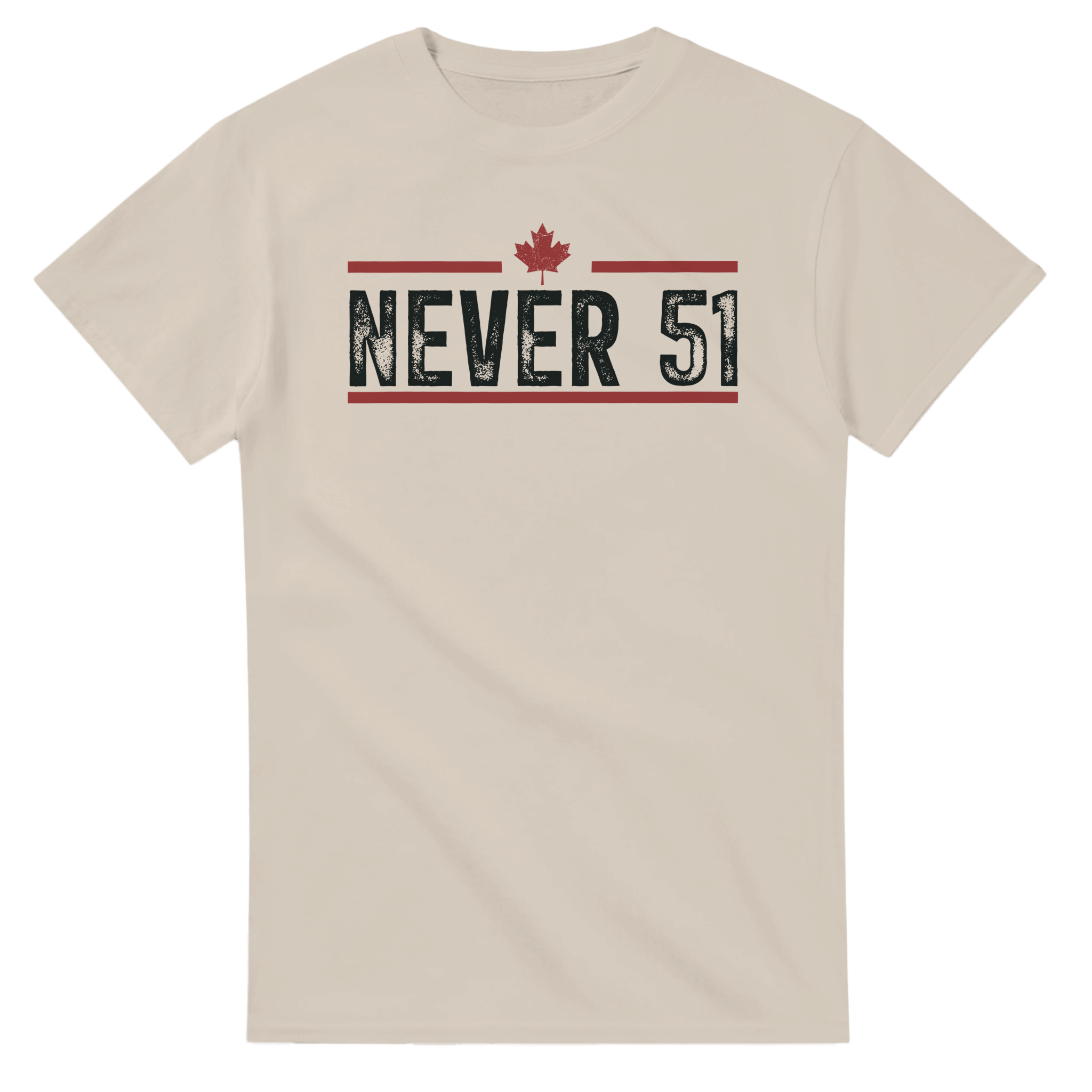 Never 51st T-Shirt – Classic Fit Heavyweight Cotton Tee - KPAP Canada