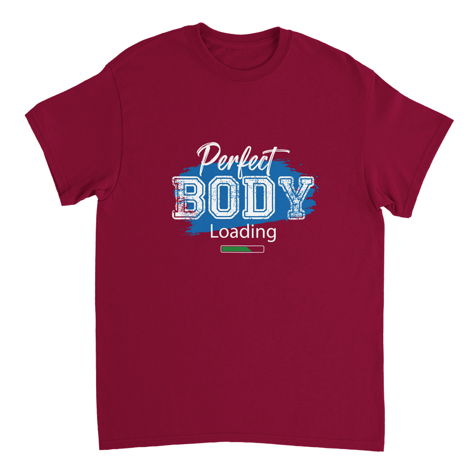 Perfect Body Loading Heavyweight Cotton T-Shirt – Classic Fit Casual Wear - KPAP Canada