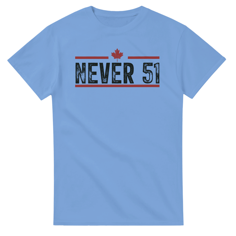Never 51st T-Shirt – Classic Fit Heavyweight Cotton Tee - KPAP Canada