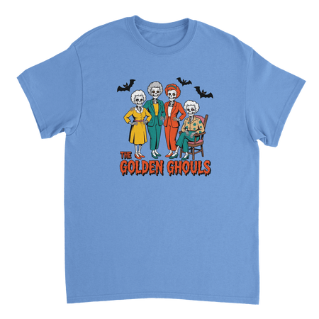 The Golden Ghouls T-Shirt – Spooky & Stylish Skeletons, Heavyweight Cotton, Classic Fit - KPAP Canada