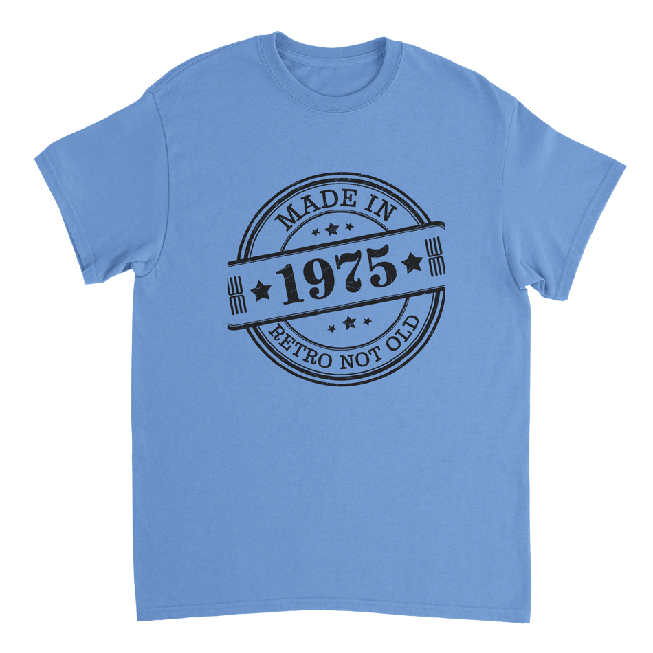 Retro Not Old T-Shirt – Made in 1975 Classic Cotton Tee - KPAP Canada