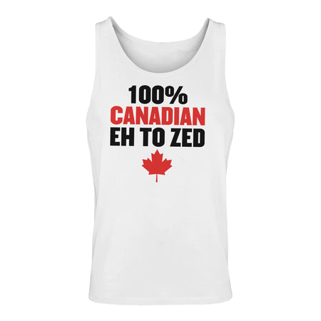 Men's Tank Top - 100% Canadian Eh to Z | Premium Comfort Cotton - KPAP Canada
