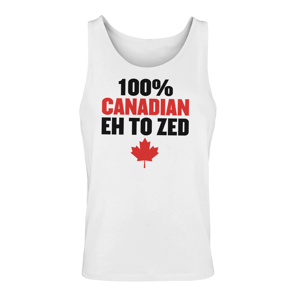 Men's Tank Top - 100% Canadian Eh to Z | Premium Comfort Cotton - KPAP Canada