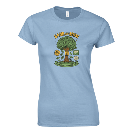 Ladies T-Shirt - Bank of Mom Design - KPAP Canada