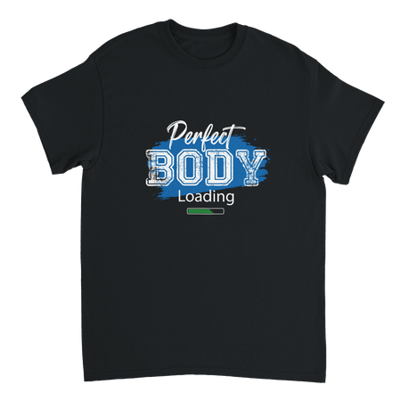 Perfect Body Loading Heavyweight Cotton T-Shirt – Classic Fit Casual Wear - KPAP Canada
