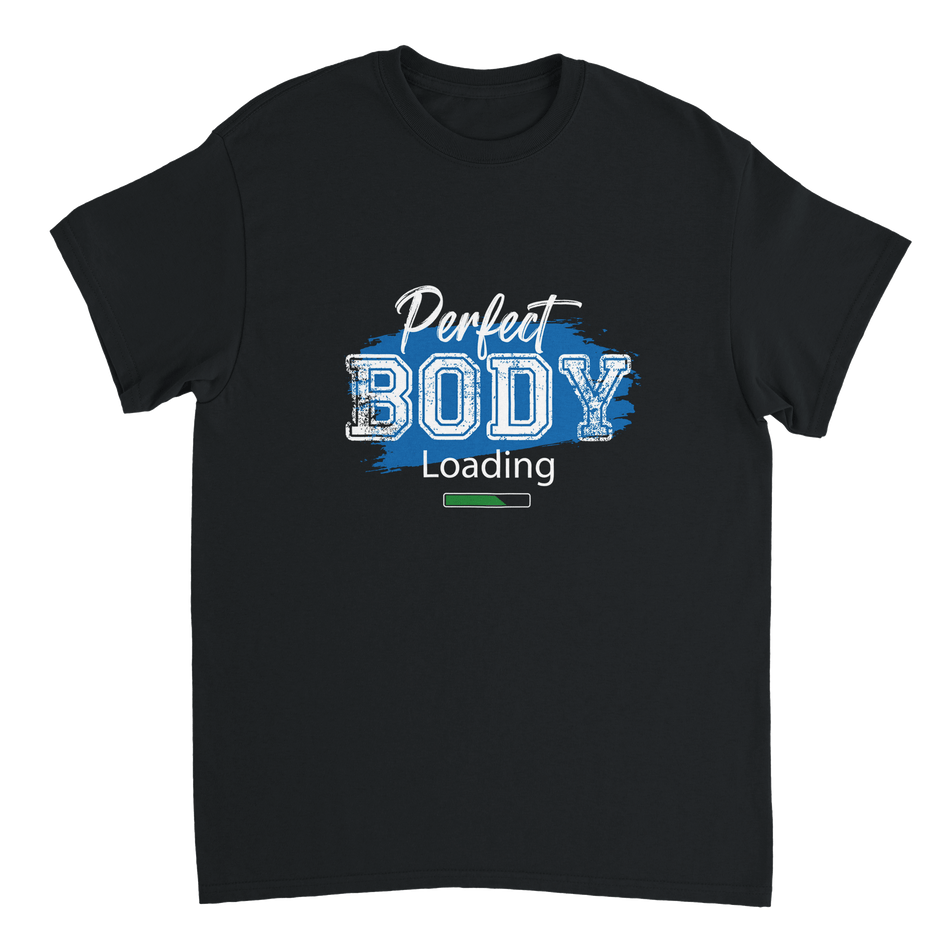 Perfect Body Loading Heavyweight Cotton T-Shirt – Classic Fit Casual Wear - KPAP Canada