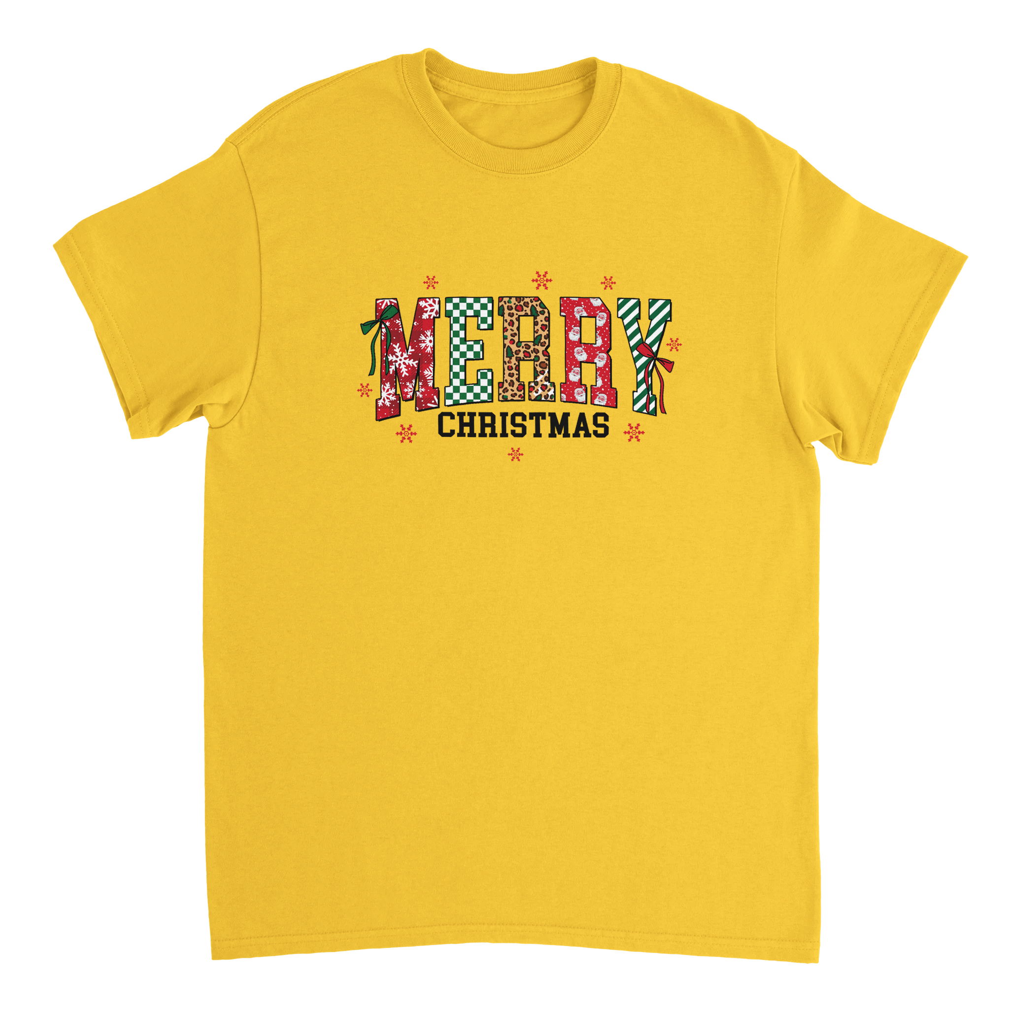 Merry Christmas Heavyweight Cotton T-Shirt – Classic Fit Holiday Apparel - KPAP Canada