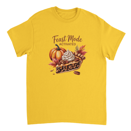 Feast Mode Activated T-Shirt – Autumn Vibes, Heavyweight Cotton, Classic Fit, Durable Casual Wear - KPAP Canada