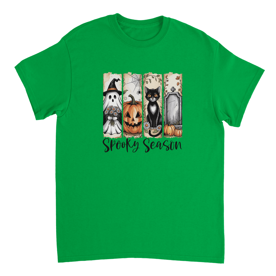 Autumn Spooks Cotton Tee – Twelve Cozy Shades for Halloween Fun - KPAP Canada