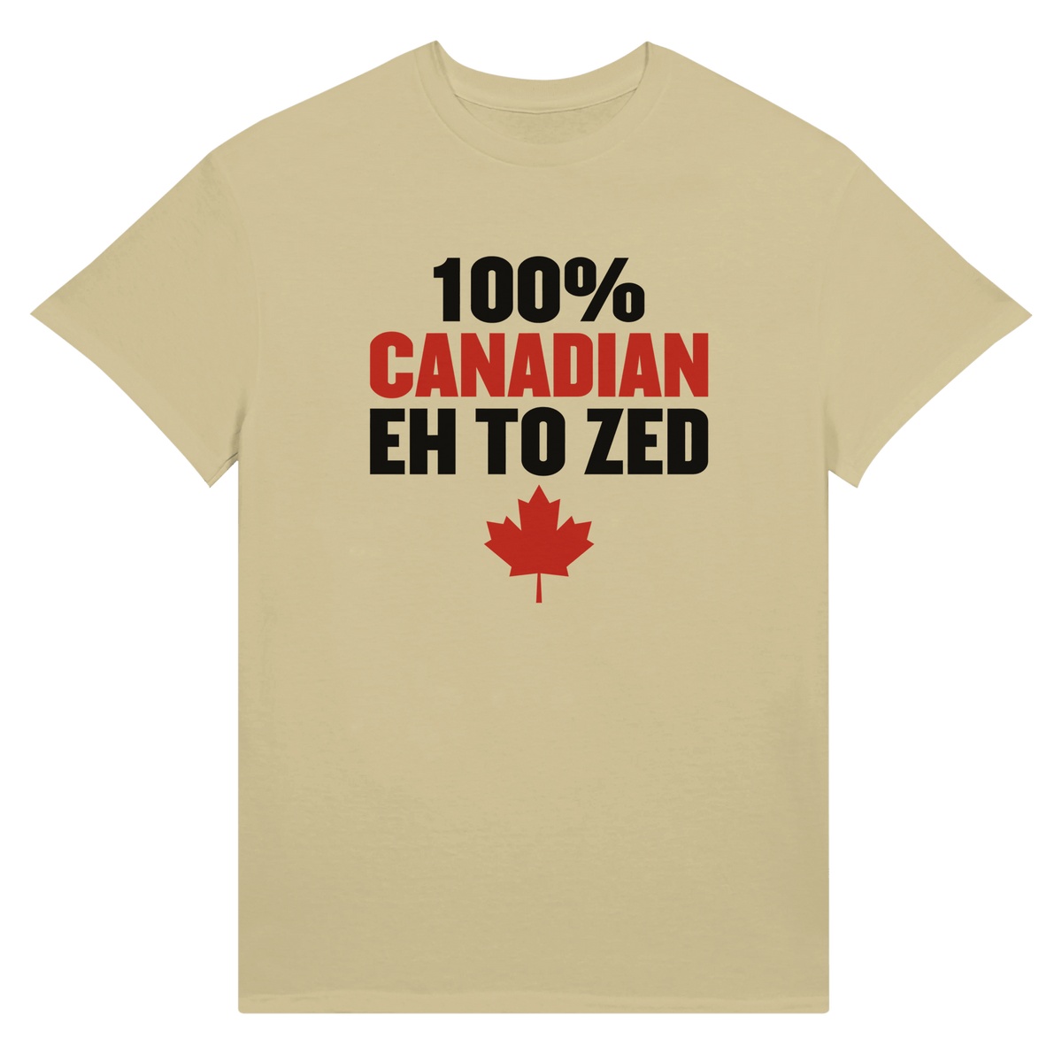 100% Canadian Eh to Z Unisex Ultra Cotton T-Shirt – Classic Canadian Pride - KPAP Canada