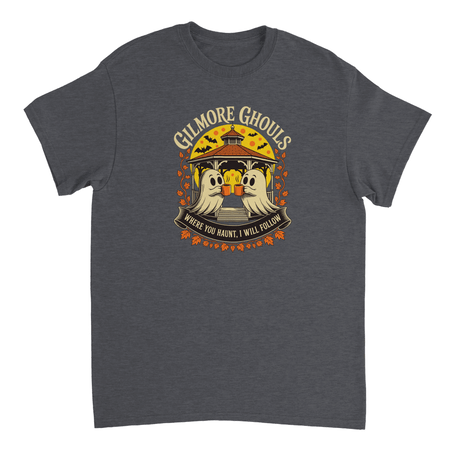 Gilmore Ghouls 'Where You Haunt, I Will Follow' T-Shirt – Spooky Cozy Comfort, Heavyweight Cotton - KPAP Canada