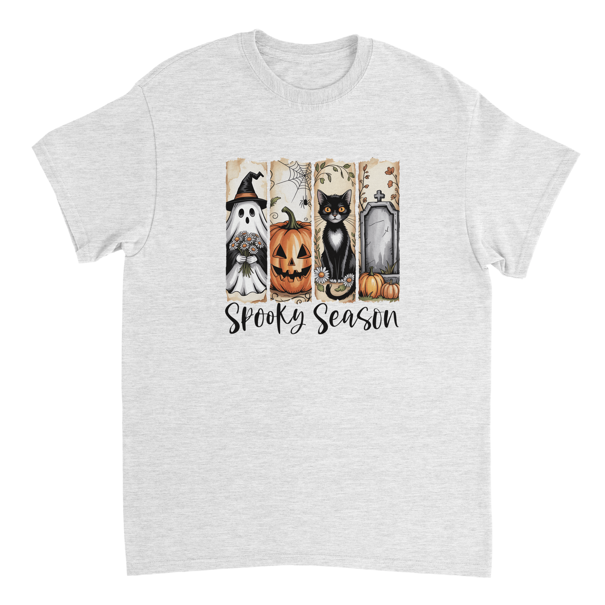 Autumn Spooks Cotton Tee – Twelve Cozy Shades for Halloween Fun - KPAP Canada