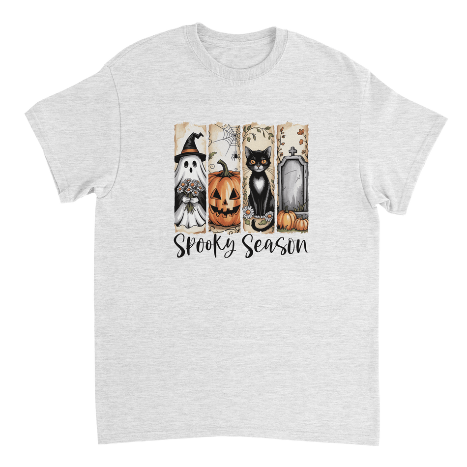 Autumn Spooks Cotton Tee – Twelve Cozy Shades for Halloween Fun - KPAP Canada