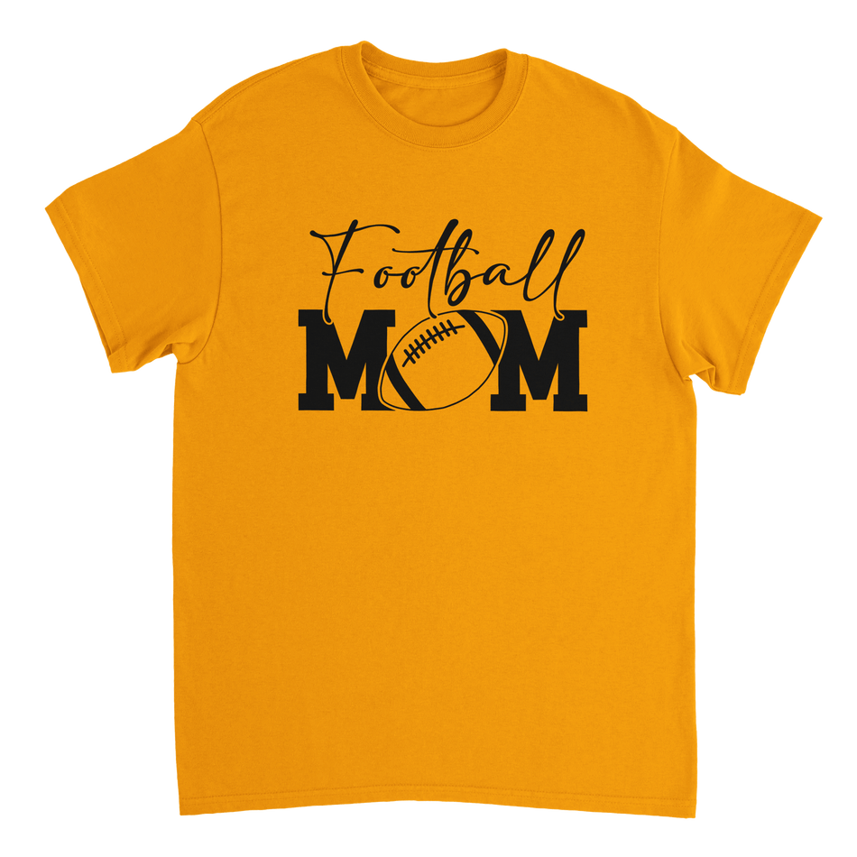 Football Mom T-Shirt – Game Day Style, Heavyweight Cotton, Classic Fit, Durable Casual Wear - KPAP Canada