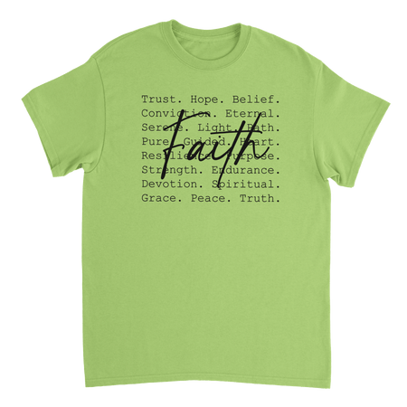 Faith Inspired Heavyweight Cotton T-Shirt – Classic Fit & Comfortable - KPAP Canada
