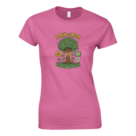 Ladies T-Shirt - Bank of Mom Design - KPAP Canada