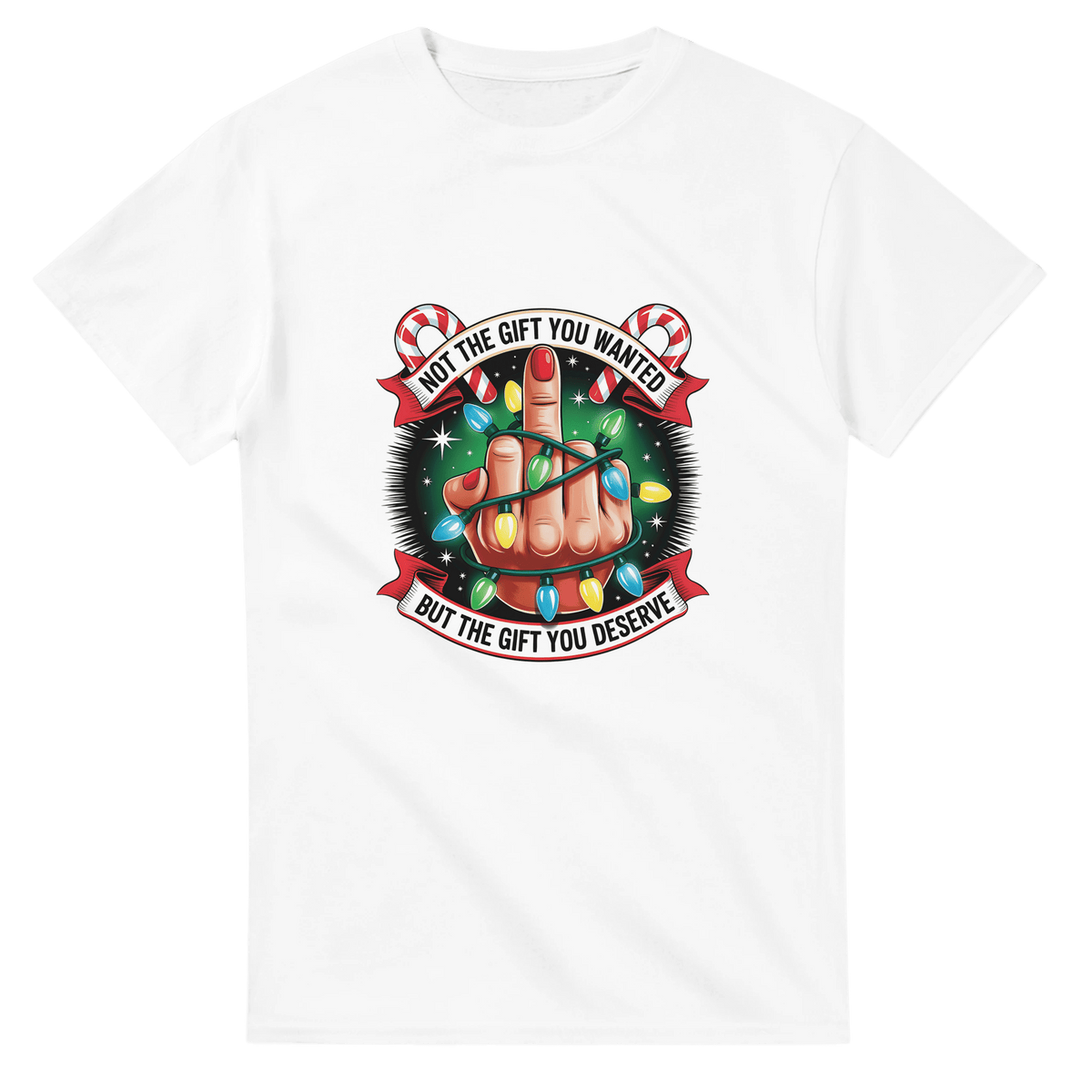 Not The Gift You Wanted - Christmas Unisex Heavy Cotton T-Shirt - KPAP Canada