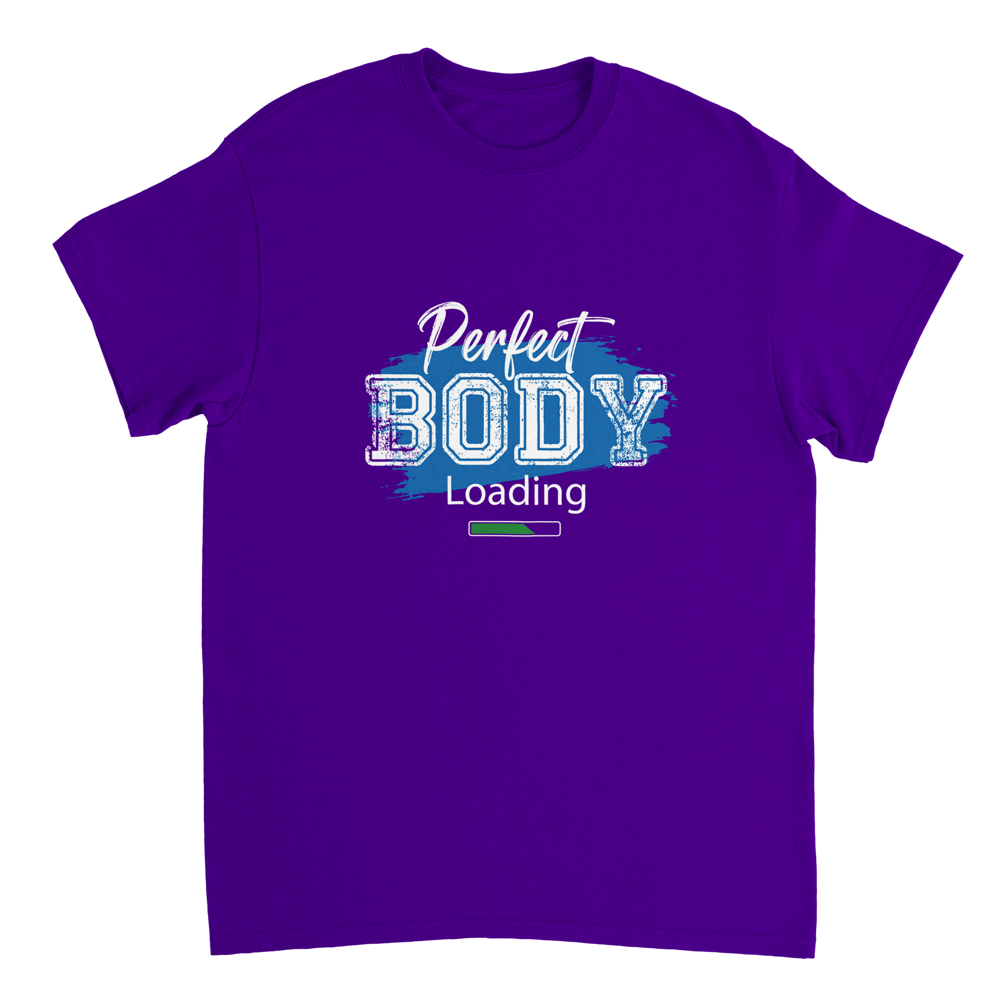 Perfect Body Loading Heavyweight Cotton T-Shirt – Classic Fit Casual Wear - KPAP Canada
