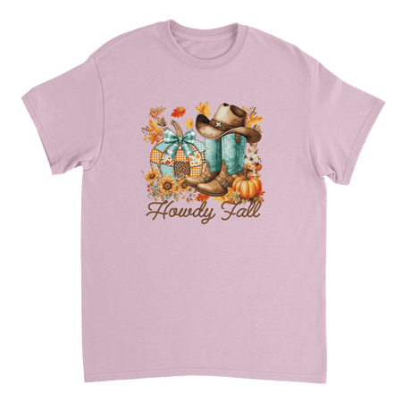 Howdy Fall Western T-Shirt – Rustic Autumn Cowboy Style, Heavyweight Cotton Tee for Dad - KPAP Canada