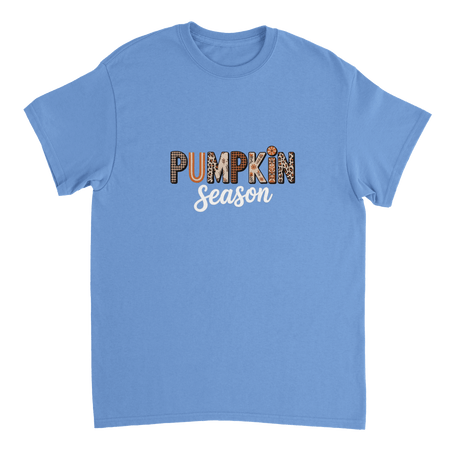 Pumpkin Season T-Shirt – Rustic Autumn Prints, Heavyweight Cotton, Classic Fit for Fall Fun - KPAP Canada