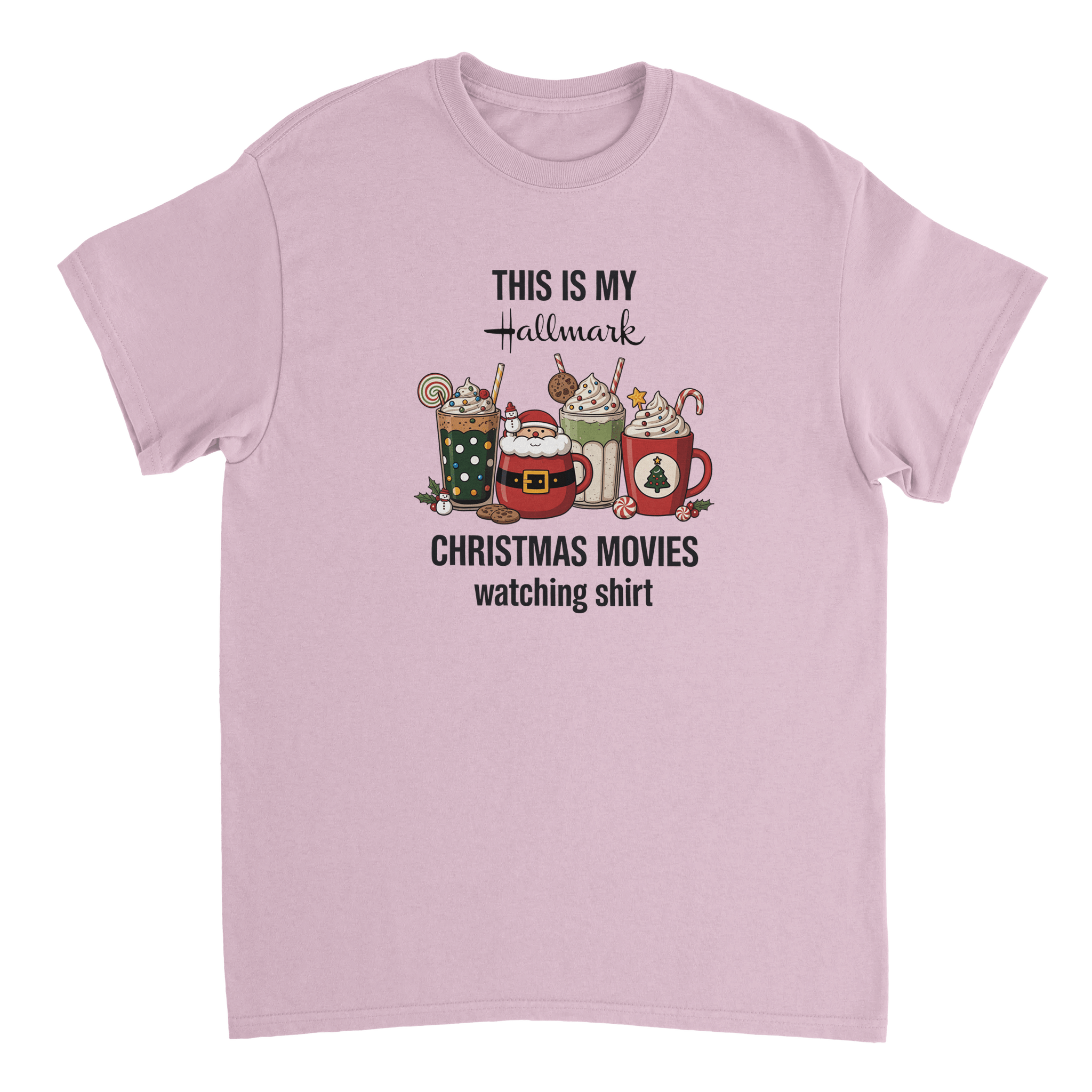 Hallmark Christmas Movies T-Shirt – Classic Fit Heavyweight Cotton Tee - KPAP Canada