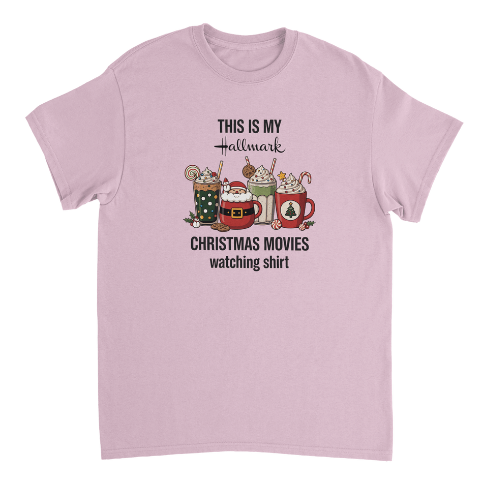Hallmark Christmas Movies T-Shirt – Classic Fit Heavyweight Cotton Tee - KPAP Canada